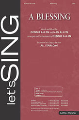 A Blessing SATB choral sheet music cover